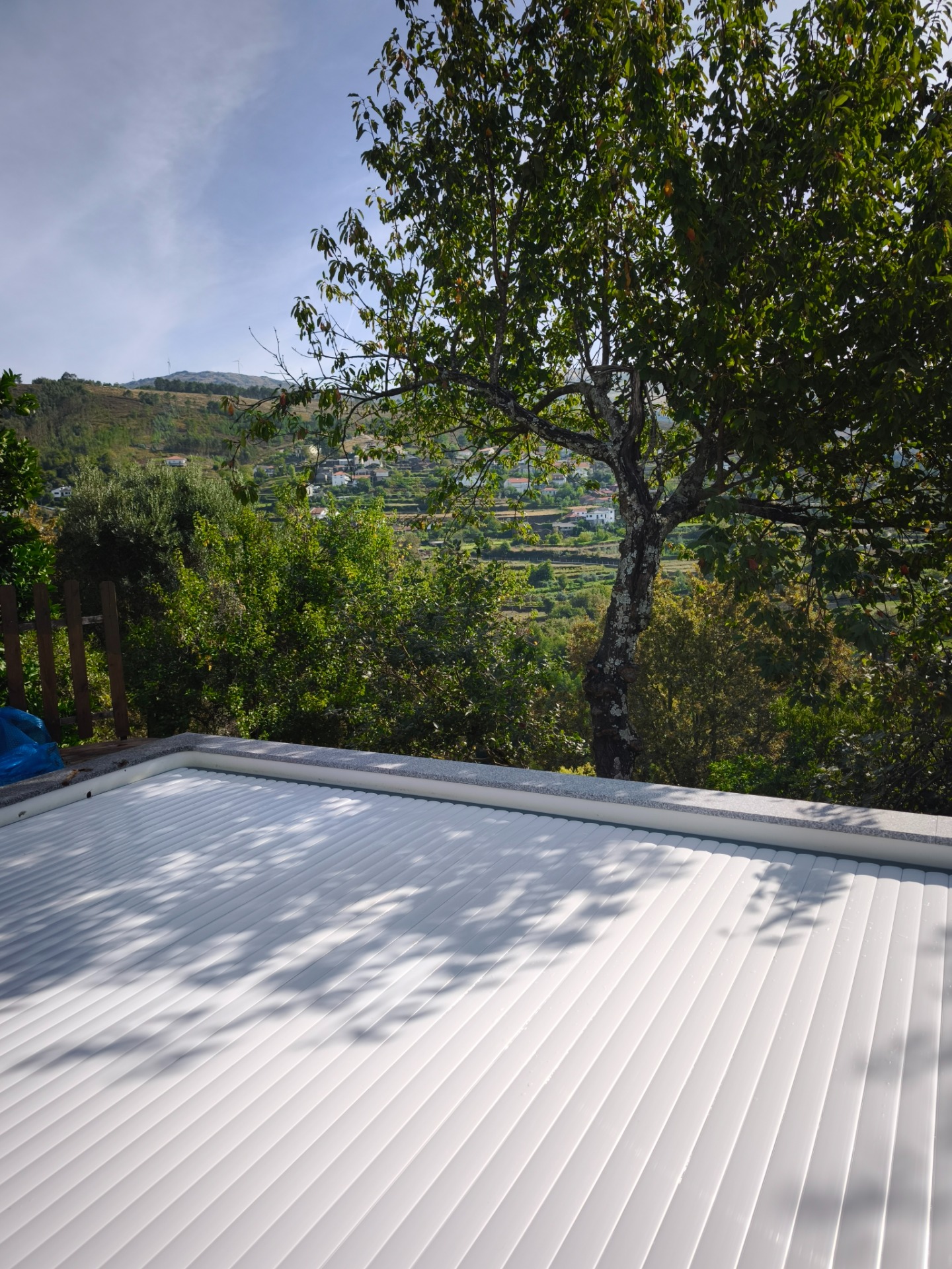 Cobertura em PVC Branco